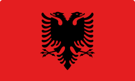 flag of albania