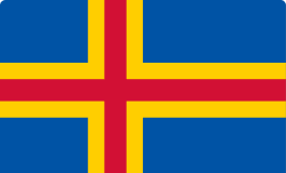 flag of alan islands